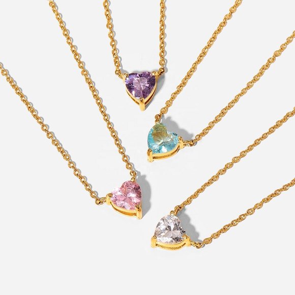 Kendall Heart Necklace - Picture 2 of 13